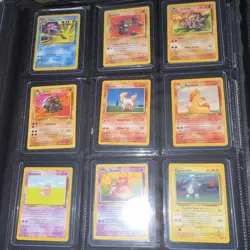 Pokemon TCG 1999 Base Set/Jungle/Fossil 108 Card Lot in Binder - Image 5