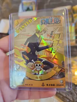 Sanji SR NO5 SR-28 One Piece Anime Card Holo Foil - Image 1