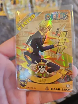 Sanji SR NO5 SR-28 One Piece Anime Card Holo Foil - Image 2