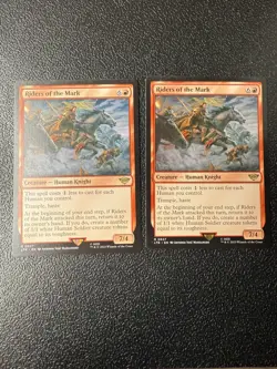 (2) Riders of the Mark MTG regular card 0827 LOTR - Image 1
