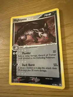 Mightyena - 18/108 - Holo Rare EX Power Keepers - Pokemon Card - - Image 3