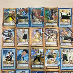 One Piece Hyper Battle Zoro 28 Card Lot Collectible 13+ - Image 2