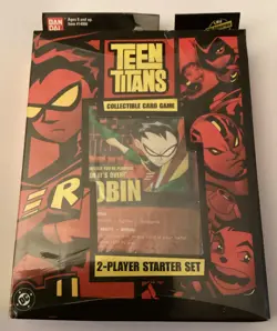 Teen Titans Collectible card Game 2 Player Starter Deck Sealed Free Shipping - Image 1