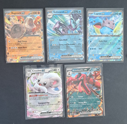 Pokemon TCG 5-Card Holo ex Lot Regirock Golisopod Lapras Cinccino EN - Image 1