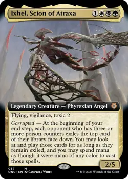 Foil - Ixhel, Scion of Atraxa (Extended Art) - 37 / LP / English - Image 1