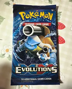 Pokemon TCG XY Evolutions Blastoise Artwork Booster Pack 10 Cards English - Image 1
