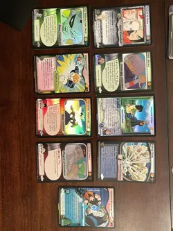 DBZ CCG Holo Foil Rare PREVIEW Lot Dragon Ball Z Cards 1 2 3 4 Score DBZ TCG - Image 1