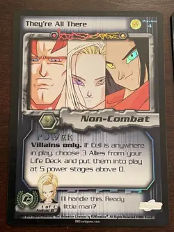 DBZ CCG Holo Foil Rare PREVIEW Lot Dragon Ball Z Cards 1 2 3 4 Score DBZ TCG - Image 3