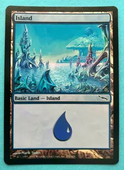 ✨ Island FOIL (291) Mirrodin ✨ MTG Magic - Vintage Card - Mark Tedin - Land - NM - Image 1