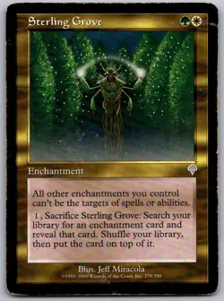 Sterling Grove 278 Uncommon Invasion Magic: The Gathering Lightly Played - Image 1