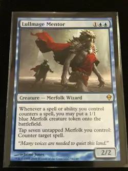 Lullmage Mentor 54 Rare Zendikar Magic: The Gathering Near Mint - Image 1