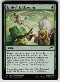 Tamiyo's Safekeeping 211 Common Kamigawa: Neon Dynasty Magic: The Gathering NM - Image 1