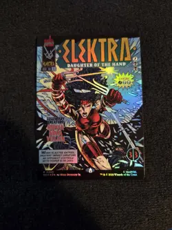 Marvel Super Heroes #395 Elektra, Daughter of the Hand (Borderless) (395) - Image 1