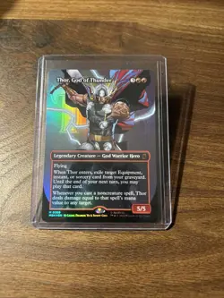 Thor, God of Thunder (Borderless) (0369) Marvel Super Heroes Foil - Image 1
