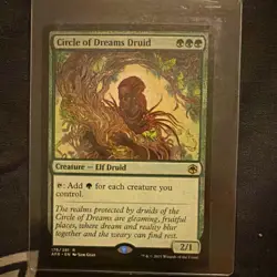 Wizards of the Coast MTG Circle of Dreams Druid AFR 176 Rare EN - Image 1