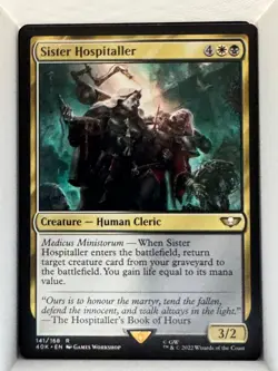 Sister Hospitaller R Universes Beyond: Warhammer 40,000 141 NM - Image 1