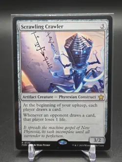 MTG Scrawling Crawler 0132 Foundations (FDN) Regular Rare Artifact Creature - Image 1