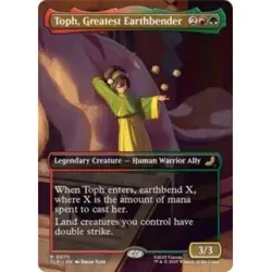 TOPH, GREATEST EARTHBENDER (BORDERLESS) X4 Avatar: The Last Airbender Eternal - Image 1
