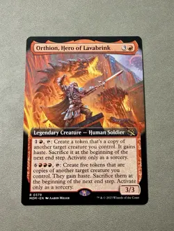 Orthion, Hero of Lavabrink (Extended Art) March of the Machine Regular - Image 1