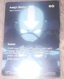 Wizards of the Coast Aang's Shelter MTG Foil Alt Art Mythic White M 0007 - Image 1