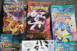 Pokemon Booster Pack Bundle 10-Pack + White Flare 6-Pack Box Pokemon TCG Sealed - Image 4