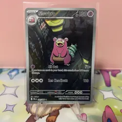 Slowbro 090/084 Pitch Black Illustration Rare Full Art Holo English NM - Image 1