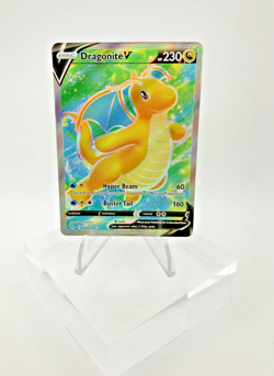 Dragonite V 76 / 78 Pokemon GO 2022 Full Art Holo Ultra Rare NM - Image 1
