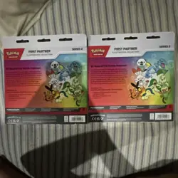 2X NEW🔥-Pokemon TCG First Partner Illustration Collection Series 2 - 2 Packs - Image 2
