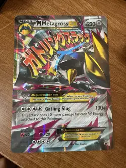 M Metagross EX XY35 Holo Rare Black Star Promo XY Promo Pokemon Card TCG - Image 1
