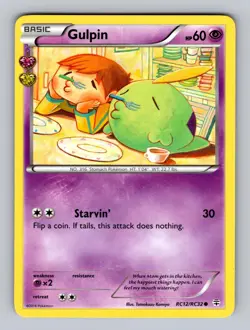 Gulpin RC12/RC32 Common Generations Pokemon Lightly Played - Image 1