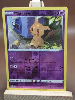 Mimikyu Reverse Holo Rare SWSH11: Lost Origin 080/196 LP Pokemon - Image 1