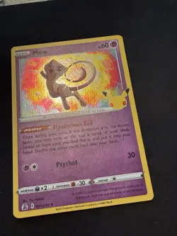 Mew Celebrations Holo Rare 011/025 EN - Image 2