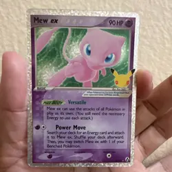 Pokemon Company Mew ex Holo 88/92 Celebrations Classic Collection Eng EX - Image 3