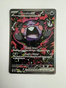 Pokemon Morpeko ex 117/084 SIR ME05 Pitch Black English NM - Image 1