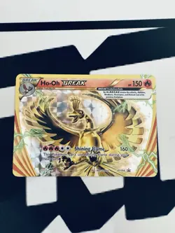 Pokemon TCG Ho-Oh BREAK XY154 Black Star Promo Holo - Image 1
