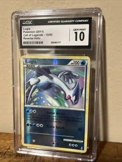 Pokemon Tcg Call Of Legends Lugia #15 Reverse Holo Cgc 10 - Image 3