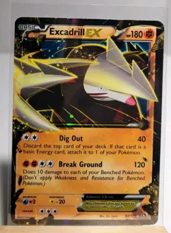 Excadrill EX 82/113 Legendary Treasures Ultra Rare Holo 180 HP Pokemon TCG - Image 1