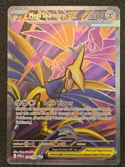 Mega Skarmory ex 106/88 Pokemon TCG Perfect Order Full Art Holo NM - Image 1