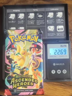 EXTREMELY HEAVY! 22.69g GOD PACKUUU Ascended Heroes Pokemon TCG Booster (SEALED) - Image 1