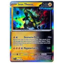 Iron Thorns 62/162 Rare 2024 Temporal Forces - Pokemon TCG (HOLO, NM) - Image 1