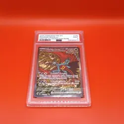 2025 Pokemon TCG Prismatic Evolutions Roaring Moon ex 162/131 SIR Holo PSA 9 - Image 3