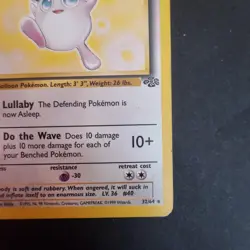 Wigglytuff 32/64 MP Jungle Non Holo Rare Pokemon TCG Card 1999 - Image 4