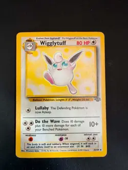 Pokemon TCG - Jungle Unlimited - Wigglytuff 32/64 Non Holo Rare - MP-HP - Image 1