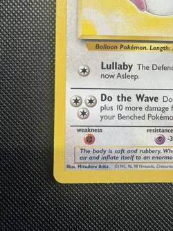 Pokemon WOTC TCG Wigglytuff Jungle 32/64 Unlimited Non Holo Rare MP - Image 5