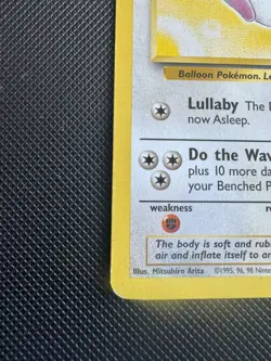 Pokemon WOTC TCG Wigglytuff Jungle 32/64 Unlimited Non Holo Rare MP - Image 5