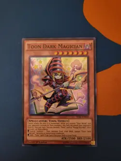 Yu-Gi-Oh! Konami Toon Dark Magician TDIL-EN032 Dark Illusion SR Holo 1st - Image 3