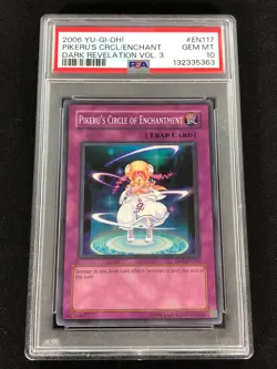 Yugioh 2006 Pikeru's Circle Of Enchantment DR3-EN117 PSA 10 Super Rare - Image 1