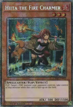 Hiita the Fire Charmer - CH02-EN002 - Starlight Rare - 1st Edition x1 Lightly Pl - Image 1
