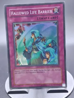 Hallowed Life Barrier Unlimited Super Rare Soul of the Duelist SOD-EN060 NM - Image 1