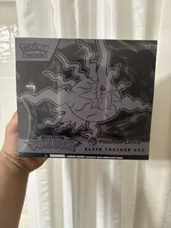 Pokemon Pitch Black Pokemon Center ETB Sealed no rips in hand - Image 1